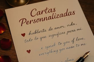 write a personalized emotional letter in spanish or english
