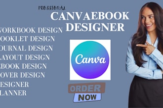 design editable canva ebook, book, journal, digital planner, workbook, kdp, etsy