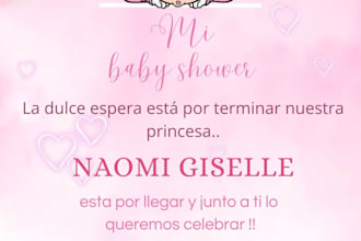 realizare tu invitación a tu gusto y necesidad