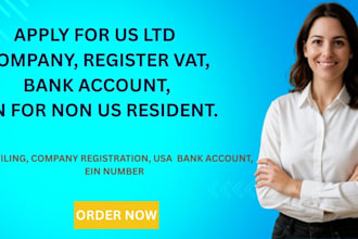do USA UK business bank account setup llc formation debit card services