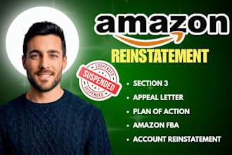 reinstate suspended amazon account, section 3, deactivated listing