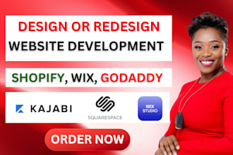 shopify website development wix website seo godaddy, website design promotion