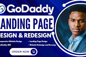 godaddy landing page design godaddy landing page redesign godaddy website design