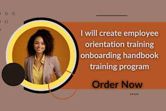 create employee orientation training onboarding handbook training program
