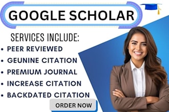 increase your google scholar citation in a top quality index journal