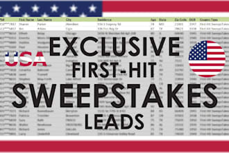 provide premium sweepstakes leads
