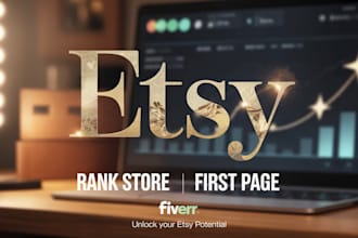 rank your etsy shop 10 listings 1st page