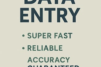 convert PDF to word or excel and do fast typing and data entry works