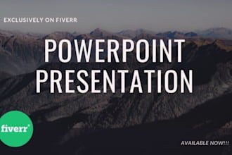 do quick powerpoint presentation and investor pitch deck design,canva