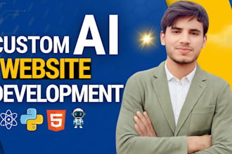 develop ai software, ai web applications, ai websites and ai chatbots