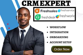 setup freshsales freshdesk automation freshservice zendesk sell crm freshwork va