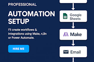 automate your workflows with make, n8n or power automate to save your time