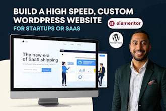 build a high speed, custom wordpress website for saas or tech startups