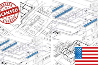 stamp architectural engineering drawing drafting safety plan mep city permit