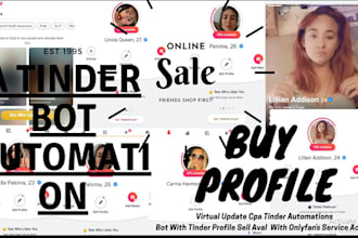 build a dating bot, automate messaging bot on bumble, tinder, snapchat