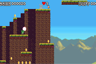 develop 2d js phaser HTML5 construct 3 or 2 game or reskin or fix bugs