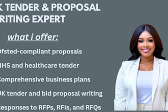 do tender writing, bid proposal, rfp, rfi, rfq, healthcare, nhs, cqc, ofsted