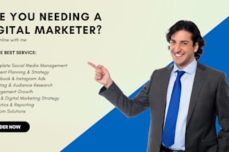 be your social media marketing manager and digital marketing