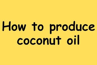 mentor you on how to make coconut oil