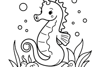 create custom adult or kids coloring book bold and easy for KDP