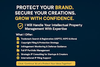 be your wipo and uspto trademark consultant