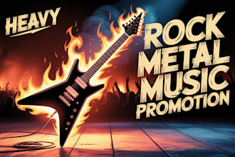 do rock metal music promotion and playlist pitch