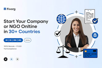 handle vat registration and tax filing in the UK and eu epr, and bank setup