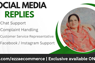 handle customer complaints and professional chat support