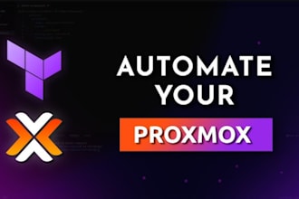 install and do proxmox configuration, virtual marchine, remote support