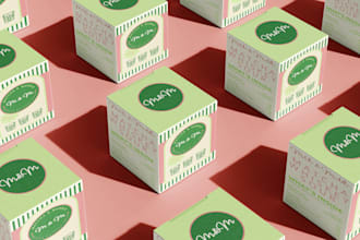 create modern, retail ready packaging design and dielines