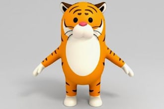 draw animal mascot logo cartoon characters, and illustration