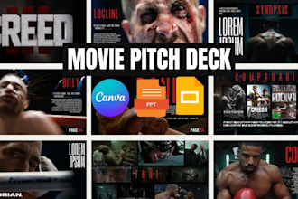 design movie pitch deck film pitch deck presentation design TV shows pitch deck