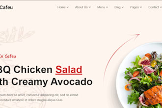 build restaurant website food website online food ordering wordpress website wix