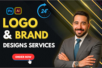 do modern minimalist business logo design or brand identity and brand kit