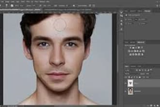 do photoshop editing, face swap, or edit photo very fast