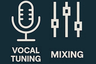 professionally mix, master and tune vocals for your song