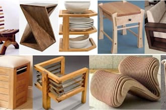 do diy woodworking, 3d furniture design, sketchup model, millwork, 3d cad model