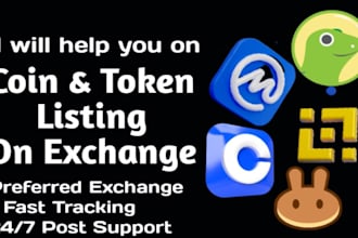 list your token on dex pancakeswap cmc coingecko and cex