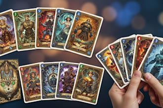 do card game design card template card game box tuck box tarot box design