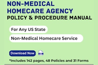 write group home care healthcare agency, get licensed policy and procedure