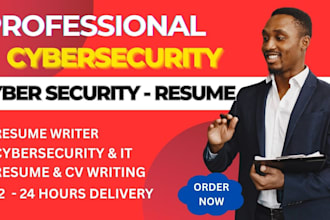 write professional resume for cybersecurity IT tech sales aws software engineer