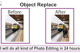 do all kinds of photo editing in 24 hours