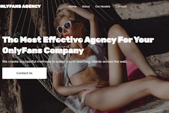 onlyfans agency website, modelling website