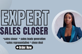 do sales closer sales representative sales leads lead generation to close deal
