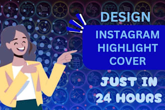 create instagram story highlight cover icon