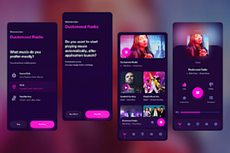 build online radio app, streaming app, radio station, music app, for android IOS