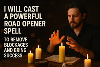 cast a powerful road opener spell to remove blockages and bring success