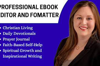 developmental edit format christian book devotional prayer journal self help kpd