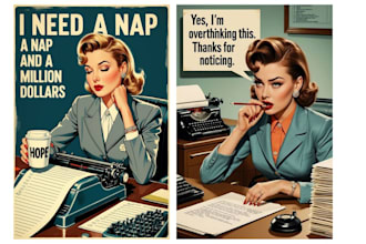 draw vintage comic retro vintage pop art comic illustration in 30s to 90s styles