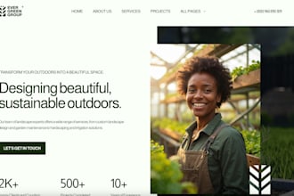 design frontend and full stack custom website